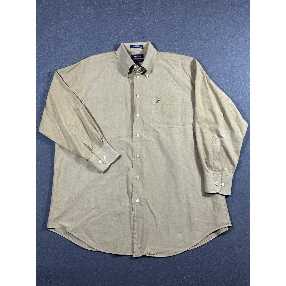 Vintage Nautica Oxford Button Down Shirt 17 32/33
